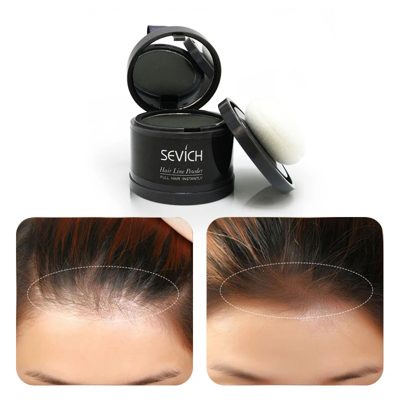 Volumizing Hair Fluffy Powder Instantly Black Root Cover up Natural Hair Filling Hair Line Shadow Powder Hair Concealer