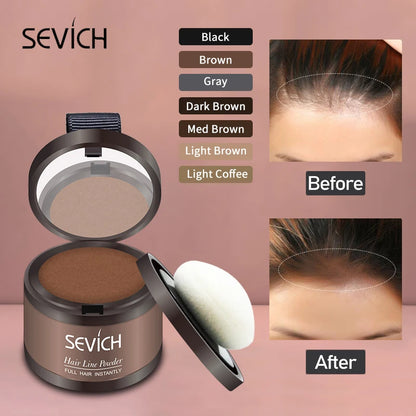 Volumizing Hair Fluffy Powder Instantly Black Root Cover up Natural Hair Filling Hair Line Shadow Powder Hair Concealer