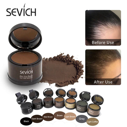 Volumizing Hair Fluffy Powder Instantly Black Root Cover up Natural Hair Filling Hair Line Shadow Powder Hair Concealer