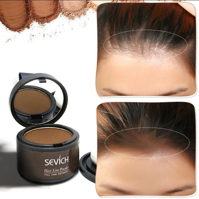 Volumizing Hair Fluffy Powder Instantly Black Root Cover up Natural Hair Filling Hair Line Shadow Powder Hair Concealer